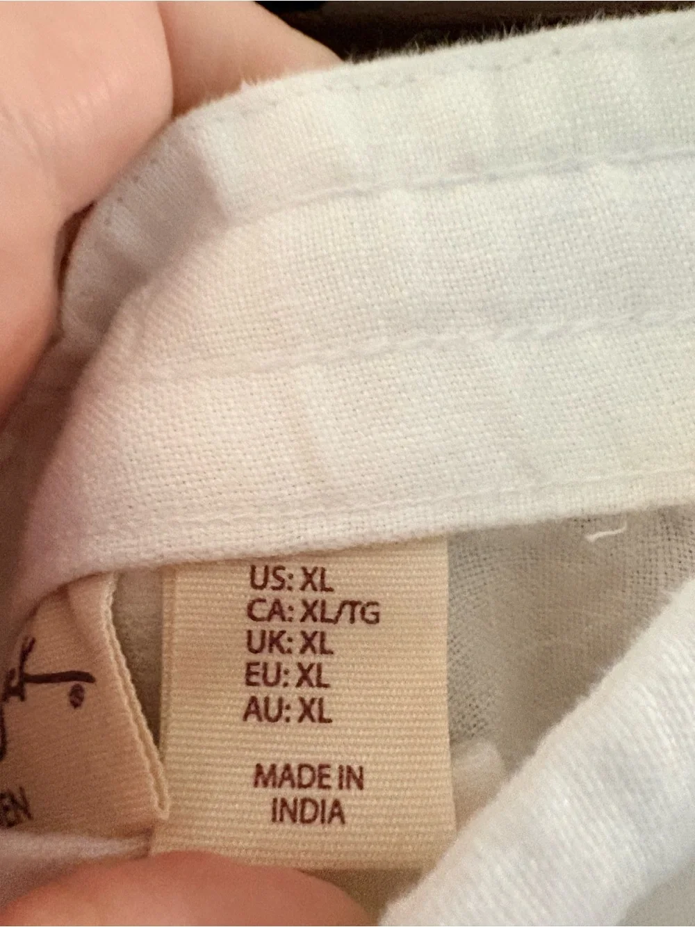Men's White Linen Drawstring Pants